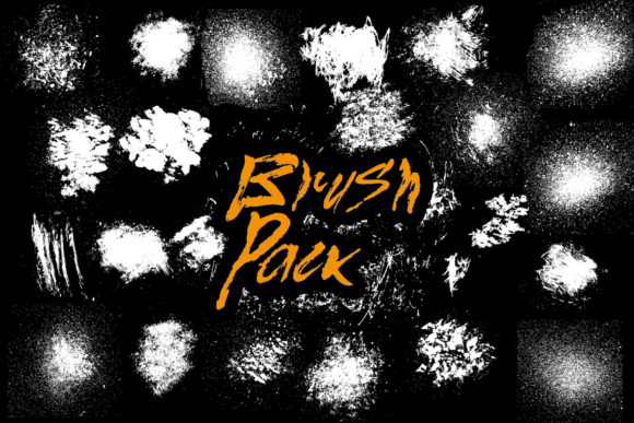 Download 22 Splatter Brushes Pack - Premium Resources