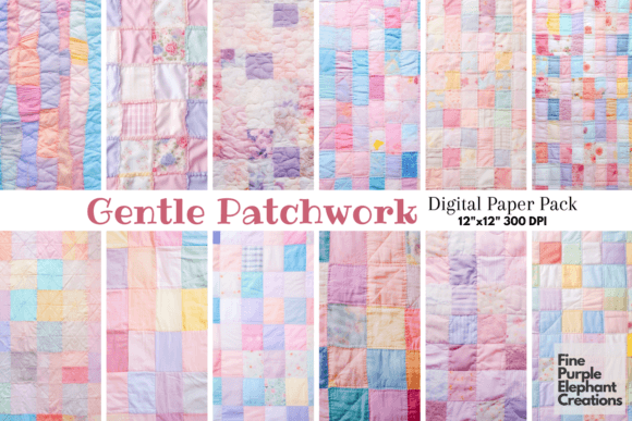 Download Pastel Patchwork Quilt Fabric Texture - Fabric texture Collection