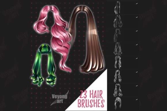 Download Procreate Hair Brushes - Procreate hair Collection